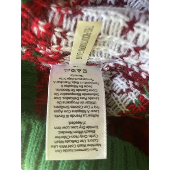 Holiday Time Christmas Sweater Mens 2XL Cat Gift Box Ugly Xmas Party Novelty - Picture 7 of 10